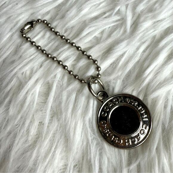 Coach Metal Circle Replacement Hangtag Hang Tag Bag Charm - Picture 1 of 2